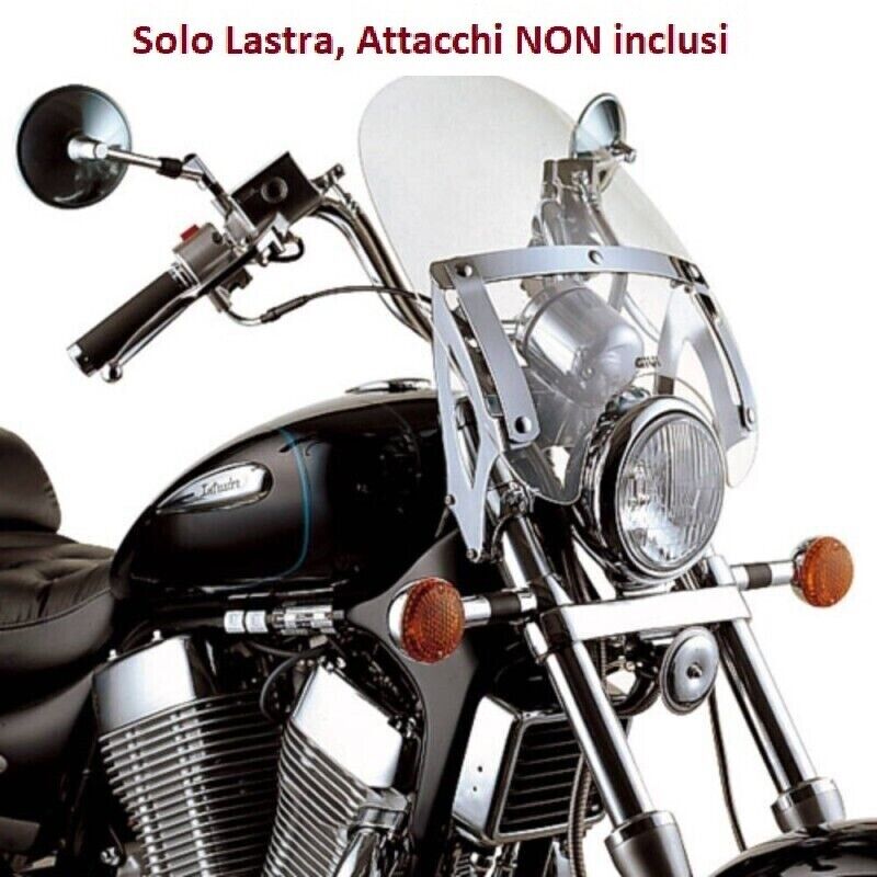 KAPPA Parabrezza Trasparente Solo Lastra Per Yamaha XV 1100 Virago 1989-1999