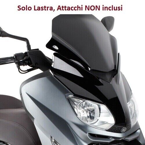 KAPPA Lastra Cupolino Nero Lucido Spoiler Per Yamaha X-MAX 250 2010-2013