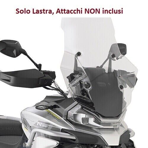 KAPPA Lastra Cupolino Trasparente Spoiler 64X51 Cm Per CFMoto 800 MT 2022-2023
