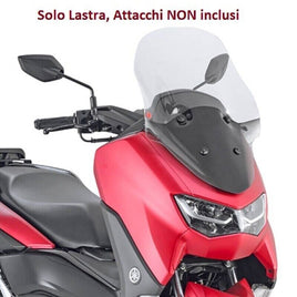 KAPPA Parabrezza Trasparente Solo Lastra Per Yamaha N-Max 125 2021-2023