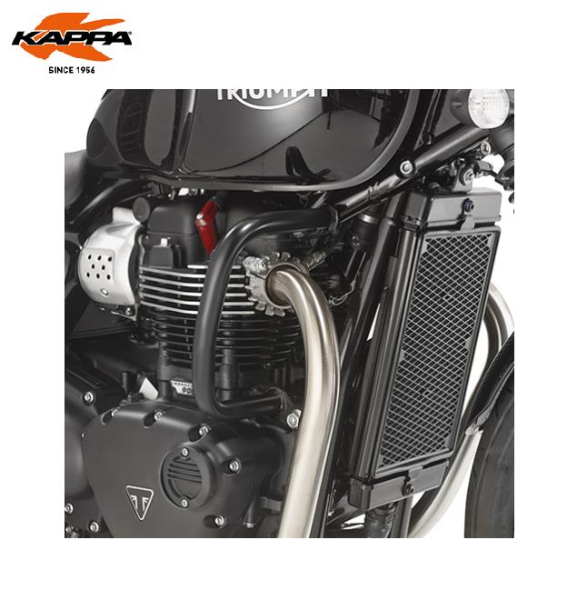 KAPPA Paracolpi Tubolare 25mm Nero Per Triumph Bonneville T120 2016-2023