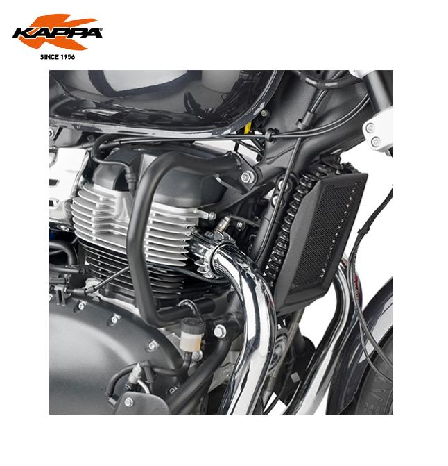 KAPPA Paramotore Tubolare 25mm Nero Per Royal Enfield Super Meteor 650 2023