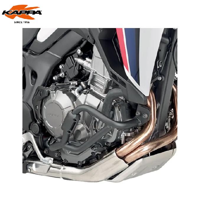 KAPPA Paramotore Tubolare 25mm Nero Per Honda CRF1000L Africa Twin 2018 2019