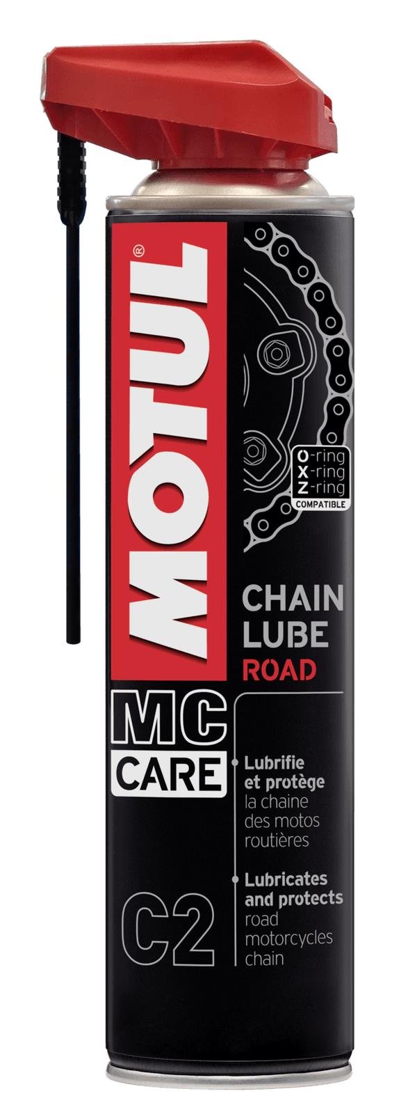 MOTUL KIT PULIZIA CATENA C1 +C2 GRASSO SPRAY ROAD CATENA CHAIN LUBE PER KAWASAKI