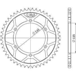 CORONA IN ACCIAIO P520 - Z45 PER YAMAHA 660 XT R 2004-2015