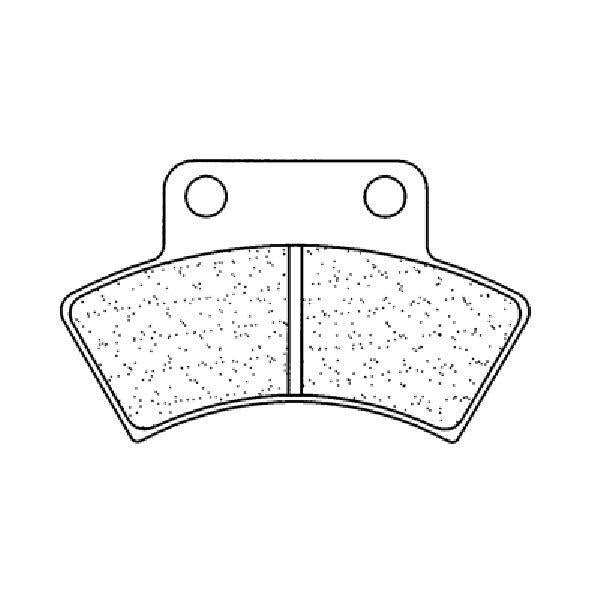 CL ATV1 PASTIGLIE FRENO 1 PINZA POST per POLARIS 250 Trail Boss 4X4 1991-1992