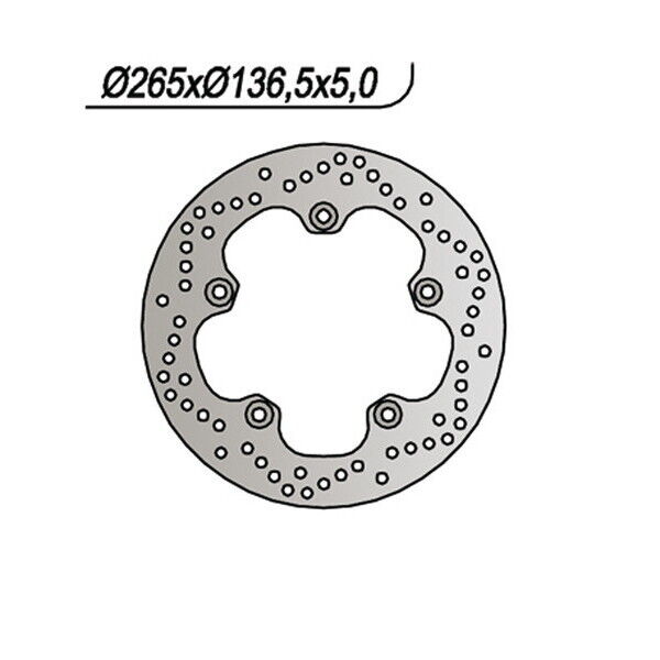 1045 NG DISCO FRENO POST per BMW 1200 R R LC 2015-2016