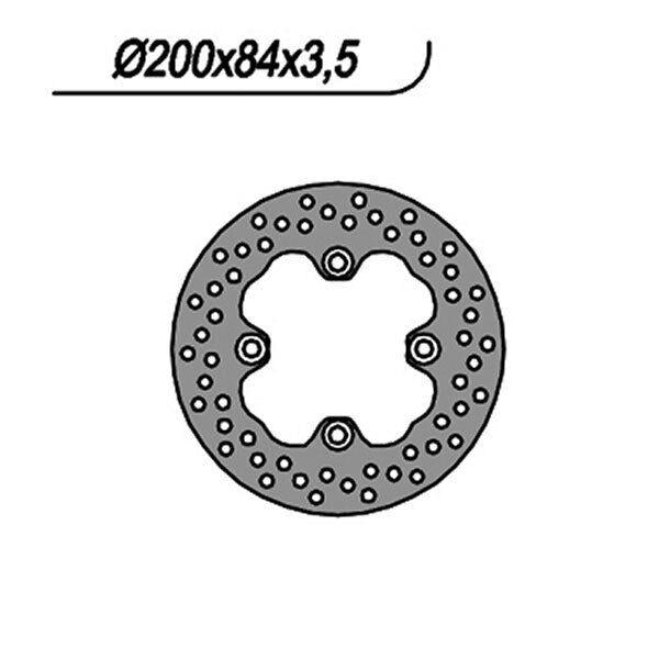 1062 NG DISCO FRENO ANT SX per KAWASAKI 700 KVF Prairie 4X4 (KVF700A) 2004-2006