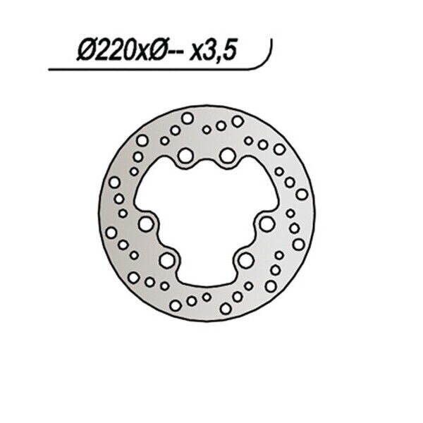 116 NG DISCO FRENO ANT per SUZUKI 50 SMX 1999-2002