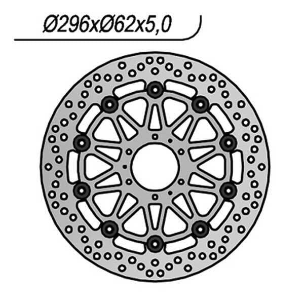 1161 NG DISCO FRENO ANT DX o SX per HONDA 600 CB F Hornet 1998-1999