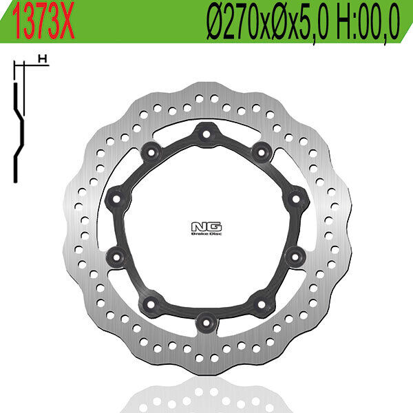 1373X NG DISCO FRENO ANT per BMW 650 C Sport (K18) FLOTTANT 2016-2020