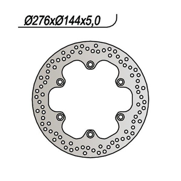 204 NG DISCO FRENO ANT per HONDA 600 FJS Silver Wing ABS 2003-2010
