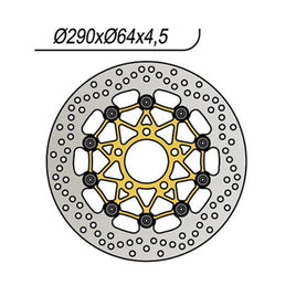 239 NG DISCO FRENO ANT DX o SX per SUZUKI 250 RG Gamma 1984-1987