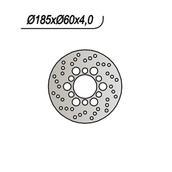 247 NG DISCO FRENO ANT per MONTESA HONDA 250 Cota 250 1987-1987