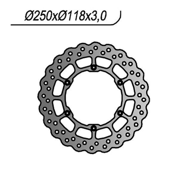 320X NG DISCO FRENO ANT per YAMAHA 400 WR F 1998-2000