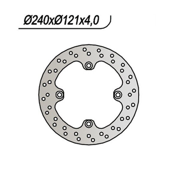 375 NG DISCO FRENO POST per HONDA 250 CRE R 1997-2001