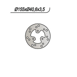 438 NG DISCO FRENO ANT per GILERA 50 Easy Moving 1995-1996
