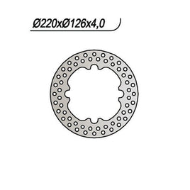 464 NG DISCO FRENO POST per HUSQVARNA 570 TE (H601AA2V00) 2002-2002