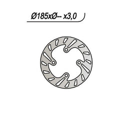 626 NG DISCO FRENO ANT per BETAMOTOR 200 EVO 2T 2009-2011