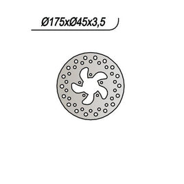 646 NG DISCO FRENO ANT per BETAMOTOR 80 REV 2002-2003