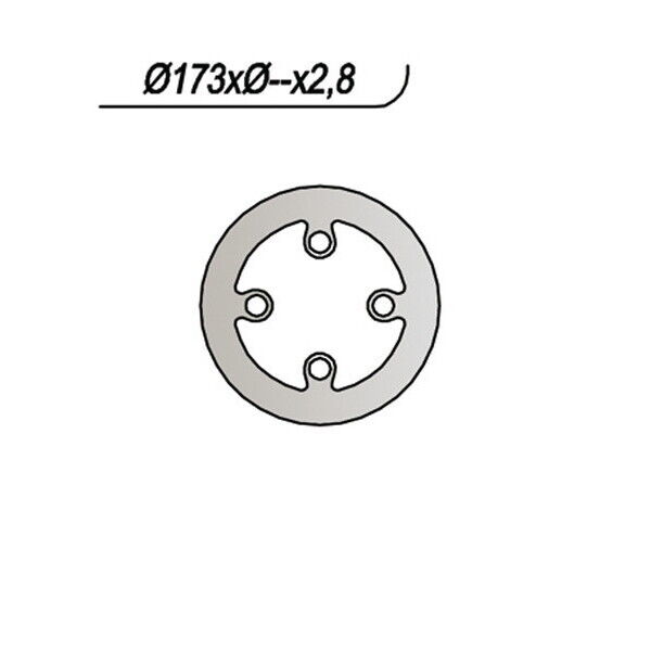 670 NG DISCO FRENO ANT per SHERCO 80 ST 0.8 Trial 2T 2003-2003