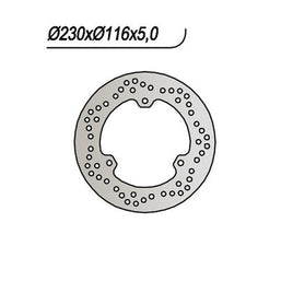 689 NG DISCO FRENO POST per ITALJET 250 Jupiter 2001-2003