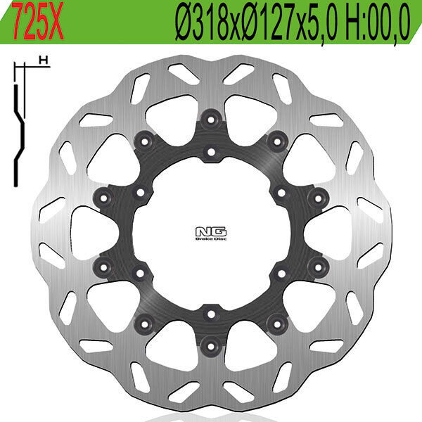 725X NG DISCO FRENO ANT per KTM 600 LC4 MX 4T (TYP580) 1992-1992