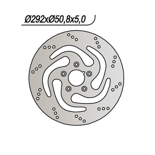 740 NG DISCO FRENO ANT per HARLEY DAVIDSON 1340 FXRS Super Glide II 1982-1983