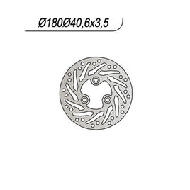 861 NG DISCO FRENO ANT per MBK 50 Forte 1994-1995