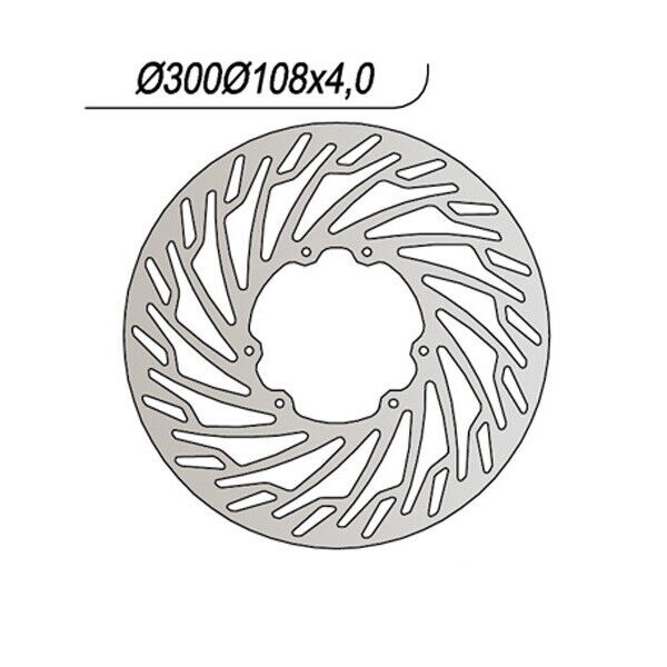 866 NG DISCO FRENO ANT per DERBI 50 Senda SM DRD PRO E2 (SA2A1A) 2005-2013