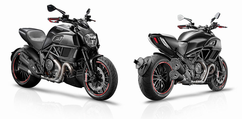 Barracuda Kit Tamponi Paratelaio Completo Per Ducati Diavel dal 2017 al 2018