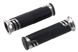 T4 Tune Manopole "Grooves" silver universali per moto / scooter