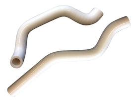 T4Tune 2 tubi acqua radiatore silicone bianchi per Rieju MRT PRO 50 SM EU5 2022