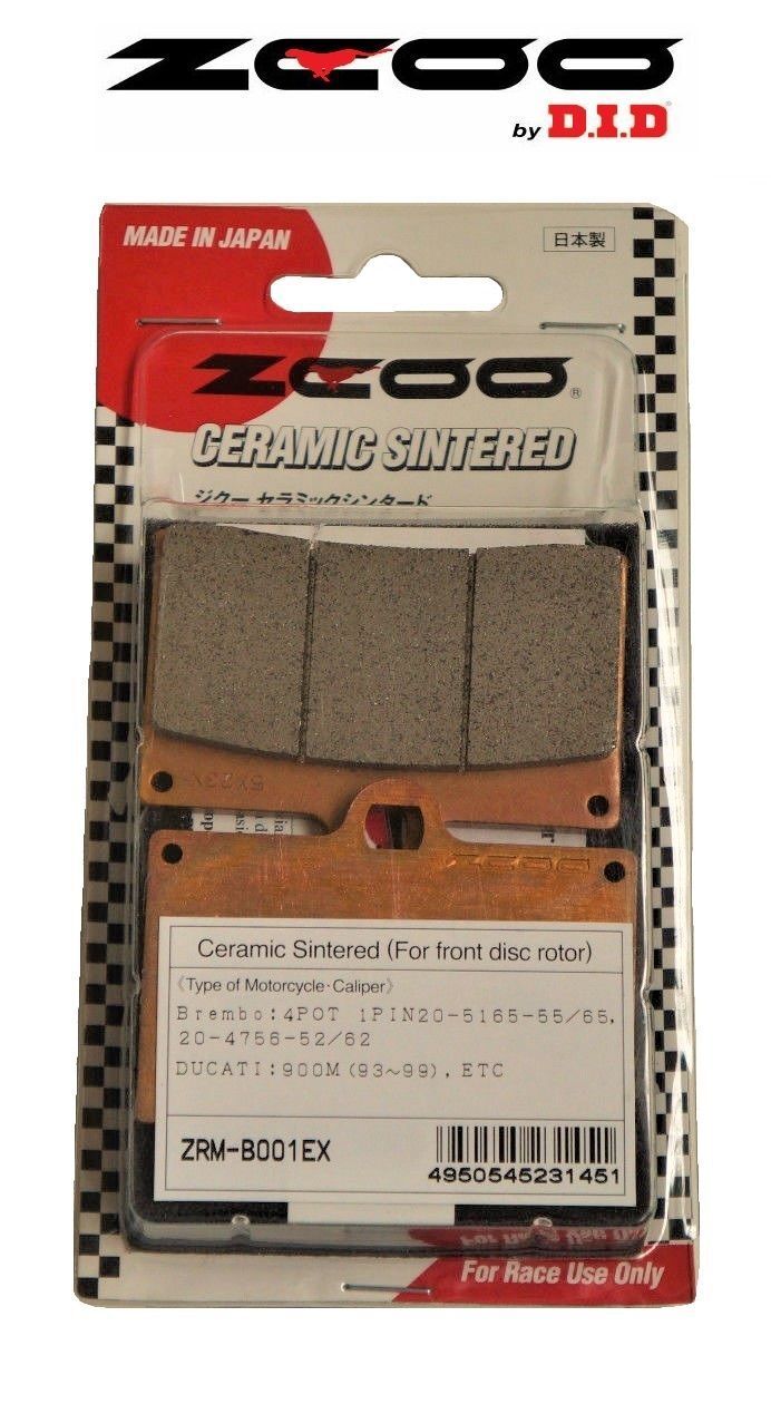 B001-EX ZCOO 1 Coppia pastiglie freno anteriore per Ktm Duke-E 640 1998