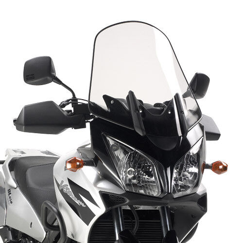 D260ST GIVI Cupolino 57x48 Trasparente +18cm per Kawasaki KLV 1000 2004-2010