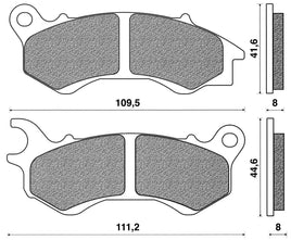 Coppia pastiglie freno Anteriori per Honda PCX ESP 125IE 2015-2017