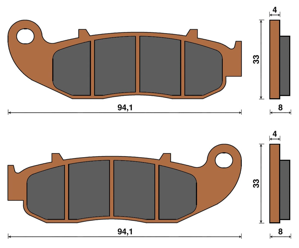 Top4 Pastiglie freno Sint Ant Fantic Motor Motard 50 Performance EU4 2018-2019