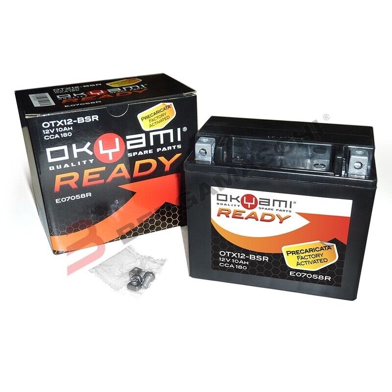 Batteria Okyami Precaricata YTX12-BS APRILIA RSV ME00/RP00/RP12 1000 2001-2003