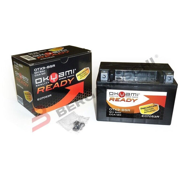 Batteria Okyami Precaricata YTX9-BS GARELLI TM152T-28A Noi 150 2008-2009