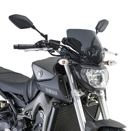 GIVI solo Cupolino Fumé 28 x 36,5 per Yamaha MT-09 2013 2014 2015 2016