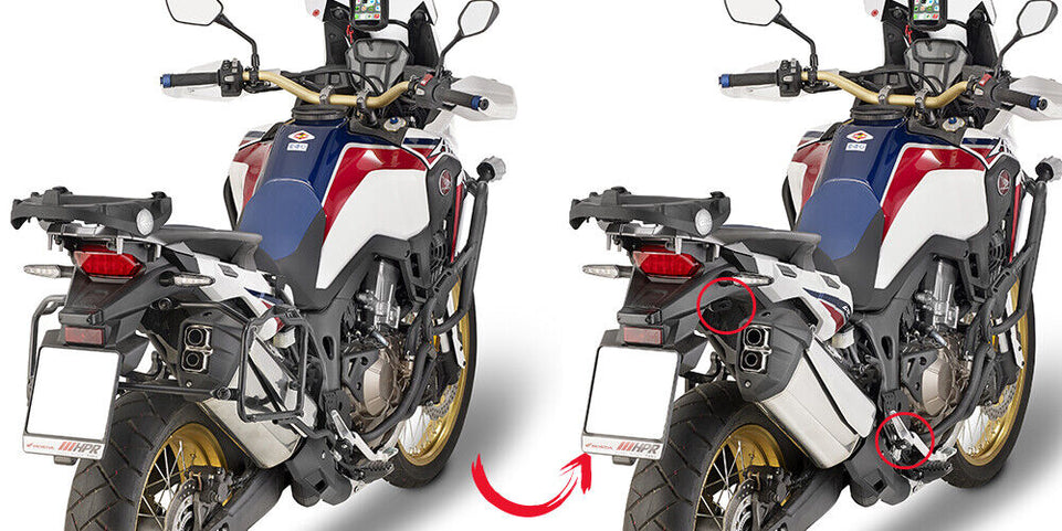 GIVI KIT Portavaligie laterale Monokey per Honda CRF1000L Africa Twin 2016 2017