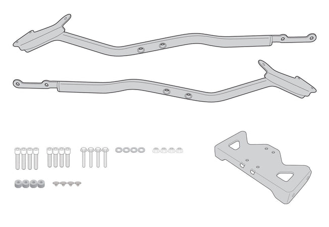 GIVI Attacco post bauletto Monolock o Monokey per Honda CB 500 F 2019 - 2023