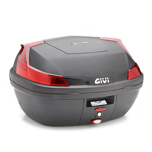 B4700NML GIVI solo Bauletto Monolock nero Catadriotti rossi Moto Scooter