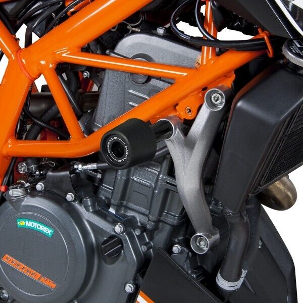 Barracuda Kit Tamponi Paratelaio Completo per Ktm 390 Duke dal 2011 al 2016