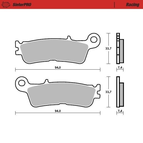 Pastiglie Moto Master per Fantic 450 XXF (22-23) anteriori racing