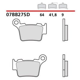 Pastiglie Brembo Gasgas 65 MC (23-24) anteriori standard