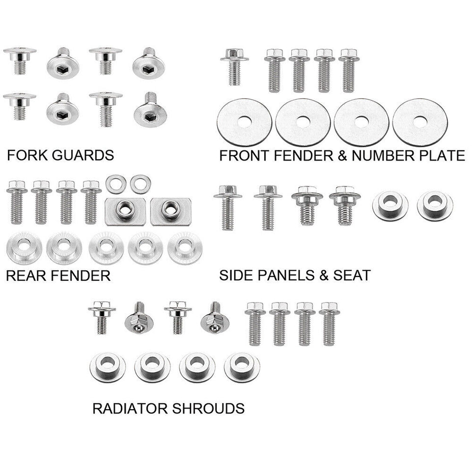 Kit viti plastiche per Honda CRF 250 R (04-09)