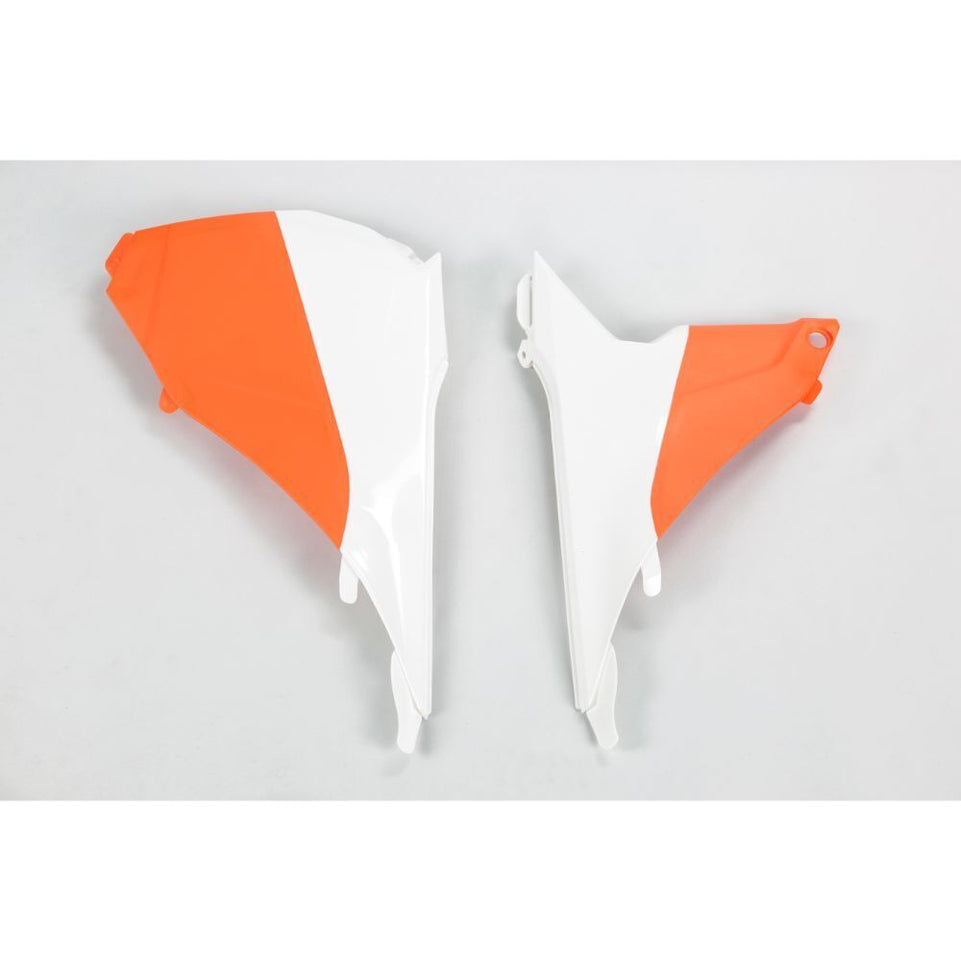 Coperchio cassa filtro per KTM 150 SX (13-15) bianco e arancione*