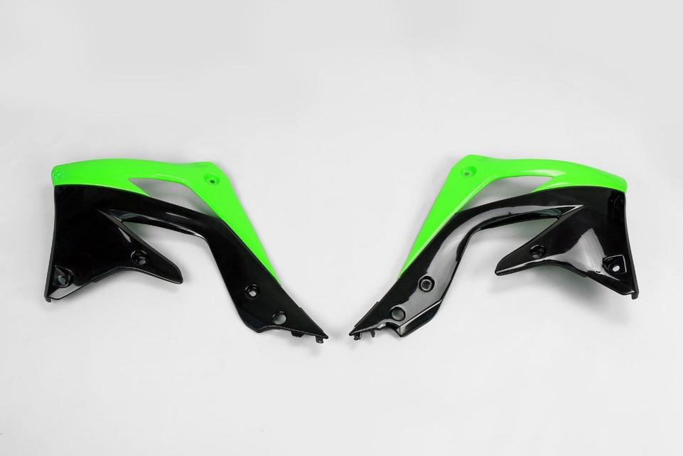 Convogliatori radiatore per Kawasaki KX 450 F (12-15) neri e verdi*