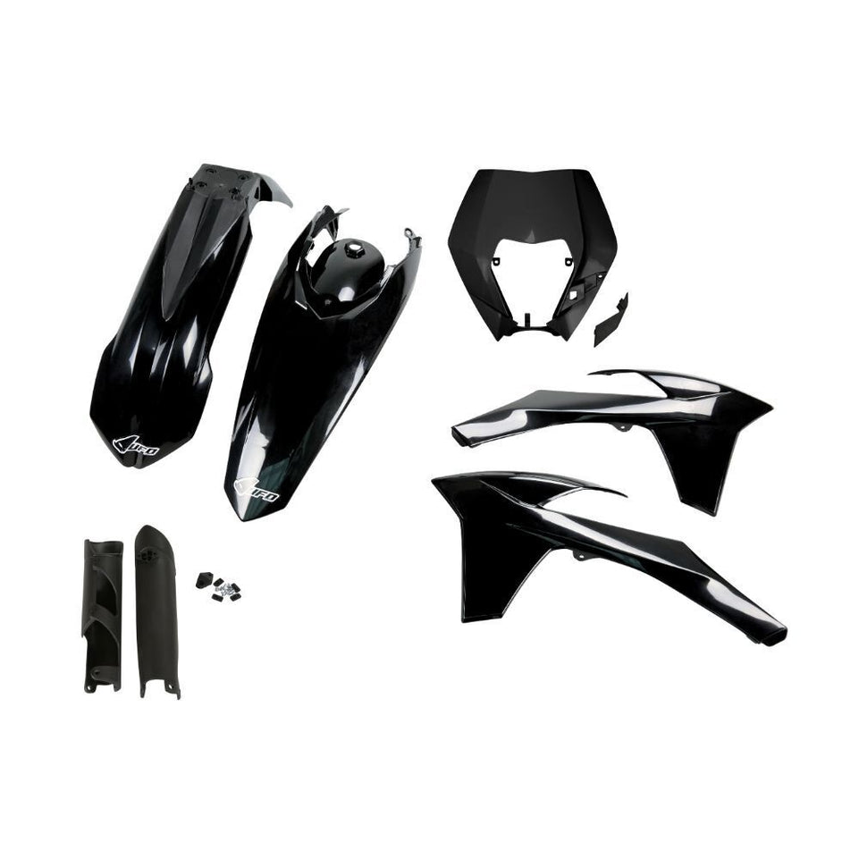 Kit plastiche per KTM 200 EXC (12-13) - colore nero